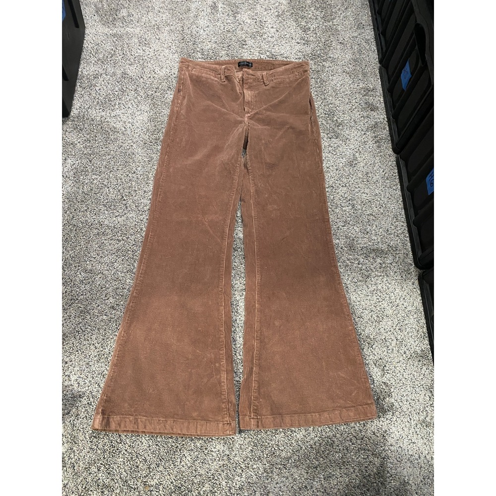 Silver Jeans Co. Corduroy Pants Isbister 70s Flare Brown W30 L33